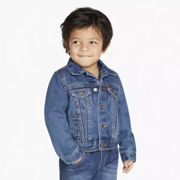 NWT Levi's Toddler Boys Denim Trucker Jacket 2T MSRP $42